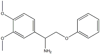1-(3,4-dimethoxyphenyl)-2-phenoxyethanamine Struktur