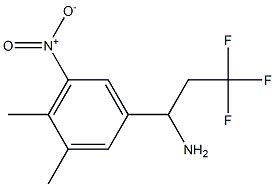 1-(3,4-dimethyl-5-nitrophenyl)-3,3,3-trifluoropropan-1-amine|