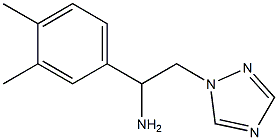 1-(3,4-dimethylphenyl)-2-(1H-1,2,4-triazol-1-yl)ethan-1-amine Struktur