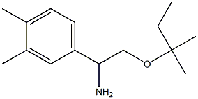 1-(3,4-dimethylphenyl)-2-[(2-methylbutan-2-yl)oxy]ethan-1-amine