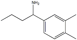 1-(3,4-dimethylphenyl)butan-1-amine 化学構造式