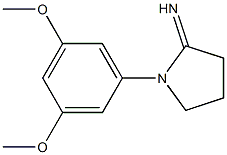 1-(3,5-dimethoxyphenyl)pyrrolidin-2-imine|