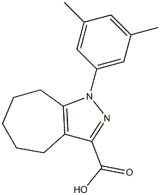 1-(3,5-dimethylphenyl)-1,4,5,6,7,8-hexahydrocyclohepta[c]pyrazole-3-carboxylic acid