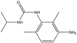 1-(3-amino-2,6-dimethylphenyl)-3-propan-2-ylurea 化学構造式