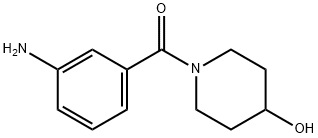 1-(3-aminobenzoyl)piperidin-4-ol,954264-64-3,结构式