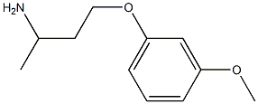 1-(3-aminobutoxy)-3-methoxybenzene Struktur