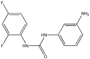 1-(3-aminophenyl)-3-(2,4-difluorophenyl)urea Structure