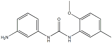 1-(3-aminophenyl)-3-(2-methoxy-5-methylphenyl)urea Structure