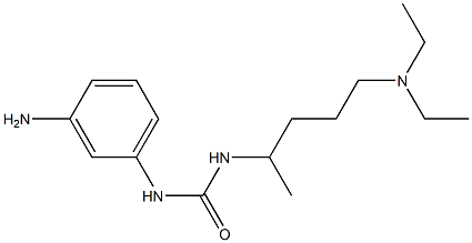 1-(3-aminophenyl)-3-[5-(diethylamino)pentan-2-yl]urea Structure
