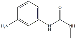 1-(3-aminophenyl)-3-methylurea 结构式