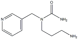 1-(3-aminopropyl)-1-(pyridin-3-ylmethyl)urea 化学構造式