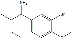  1-(3-bromo-4-methoxyphenyl)-2-methylbutan-1-amine