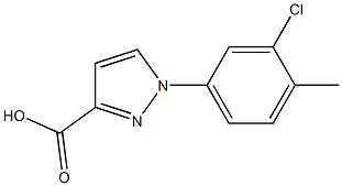 1-(3-chloro-4-methylphenyl)-1H-pyrazole-3-carboxylic acid