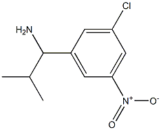 1-(3-chloro-5-nitrophenyl)-2-methylpropan-1-amine|