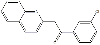 1-(3-chlorophenyl)-2-(quinolin-2-yl)ethan-1-one