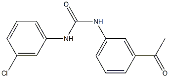 1-(3-chlorophenyl)-3-(3-acetylphenyl)urea|