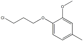 1-(3-chloropropoxy)-2-methoxy-4-methylbenzene
