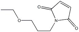 1-(3-ethoxypropyl)-2,5-dihydro-1H-pyrrole-2,5-dione 化学構造式