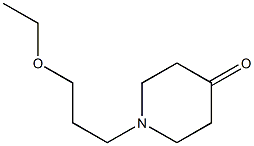 1-(3-ethoxypropyl)piperidin-4-one Structure