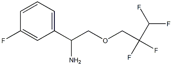 1-(3-fluorophenyl)-2-(2,2,3,3-tetrafluoropropoxy)ethan-1-amine