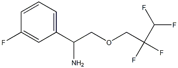  1-(3-fluorophenyl)-2-(2,2,3,3-tetrafluoropropoxy)ethan-1-amine