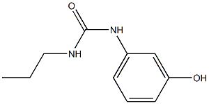 1-(3-hydroxyphenyl)-3-propylurea Struktur