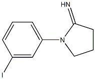 1-(3-iodophenyl)pyrrolidin-2-imine 结构式
