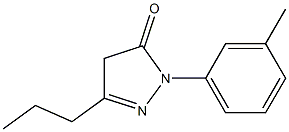 1-(3-methylphenyl)-3-propyl-4,5-dihydro-1H-pyrazol-5-one