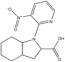  1-(3-nitropyridin-2-yl)octahydro-1H-indole-2-carboxylic acid