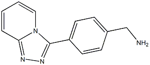 1-(4-[1,2,4]triazolo[4,3-a]pyridin-3-ylphenyl)methanamine Structure