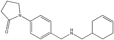 1-(4-{[(cyclohex-3-en-1-ylmethyl)amino]methyl}phenyl)pyrrolidin-2-one