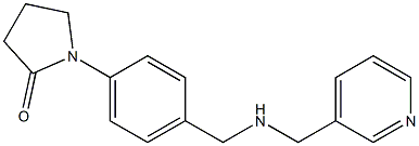 1-(4-{[(pyridin-3-ylmethyl)amino]methyl}phenyl)pyrrolidin-2-one