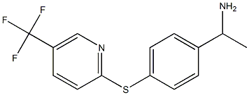 1-(4-{[5-(trifluoromethyl)pyridin-2-yl]sulfanyl}phenyl)ethan-1-amine