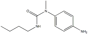 1-(4-aminophenyl)-3-butyl-1-methylurea Struktur