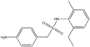 1-(4-aminophenyl)-N-(2-ethyl-6-methylphenyl)methanesulfonamide