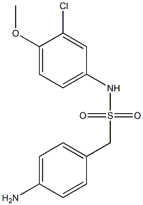 1-(4-aminophenyl)-N-(3-chloro-4-methoxyphenyl)methanesulfonamide