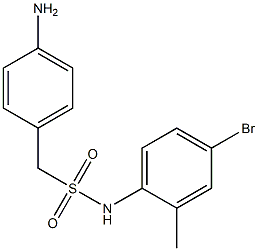 1-(4-aminophenyl)-N-(4-bromo-2-methylphenyl)methanesulfonamide