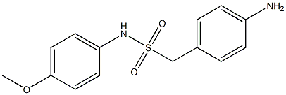 1-(4-aminophenyl)-N-(4-methoxyphenyl)methanesulfonamide Structure