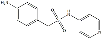 1-(4-aminophenyl)-N-(pyridin-4-yl)methanesulfonamide Struktur