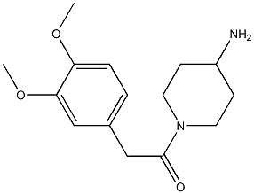 1-(4-aminopiperidin-1-yl)-2-(3,4-dimethoxyphenyl)ethan-1-one|