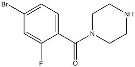 1-(4-bromo-2-fluorobenzoyl)piperazine|