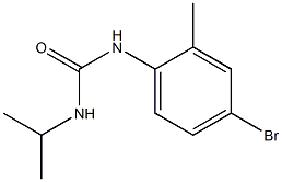 1-(4-bromo-2-methylphenyl)-3-propan-2-ylurea 结构式