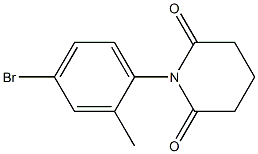 1-(4-bromo-2-methylphenyl)piperidine-2,6-dione