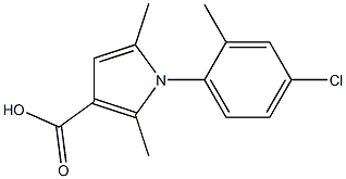 1-(4-chloro-2-methylphenyl)-2,5-dimethyl-1H-pyrrole-3-carboxylic acid|