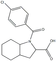  1-(4-chlorobenzoyl)octahydro-1H-indole-2-carboxylic acid