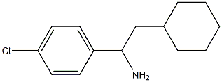 1-(4-chlorophenyl)-2-cyclohexylethan-1-amine,,结构式