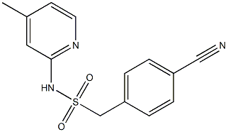 1-(4-cyanophenyl)-N-(4-methylpyridin-2-yl)methanesulfonamide