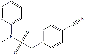 1-(4-cyanophenyl)-N-ethyl-N-phenylmethanesulfonamide