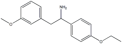 1-(4-ethoxyphenyl)-2-(3-methoxyphenyl)ethan-1-amine Structure