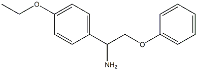 1-(4-ethoxyphenyl)-2-phenoxyethanamine 化学構造式